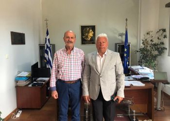 Επίσκεψη του Δημάρχου της gorna malina στο Αιγίνιο