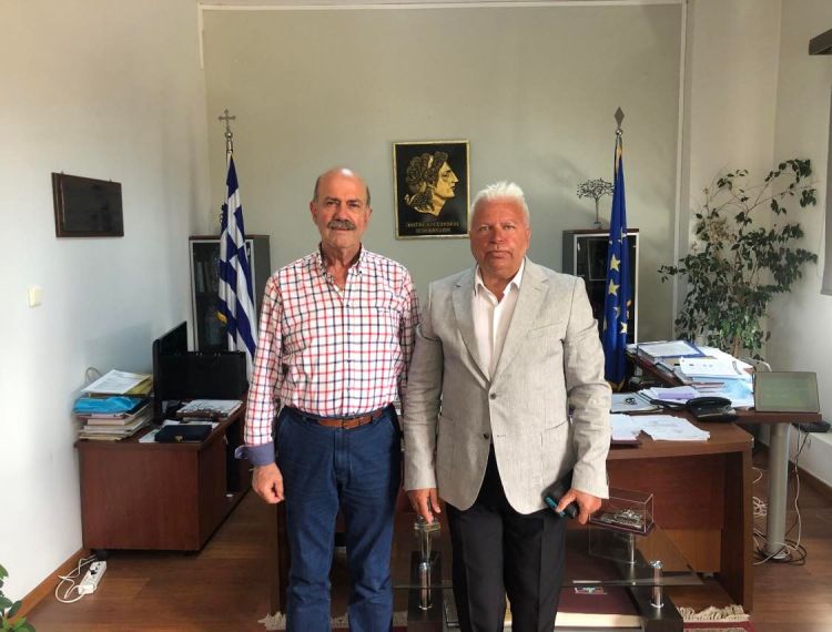 Επίσκεψη του Δημάρχου της gorna malina στο Αιγίνιο