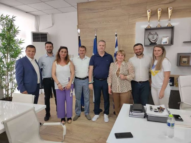 Κατερίνη: Αντιπροσωπεία της Ουκρανικής πόλης Drohobych υποδέχθηκε ο δήμαρχος Κατερίνης Κατερίνη: Αντιπροσωπεία της Ουκρανικής πόλης Drohobych υποδέχθηκε ο δήμαρχος Κατερίνης