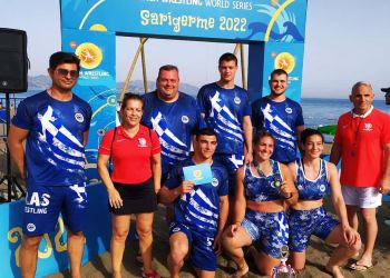 Πολύ καλά πλασαρίσματα στην Τουρκία Εθνική μας ομάδα Πάλης στην άμμο