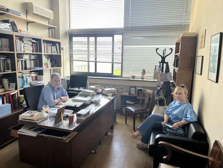 Προσκυνηματικός τουρισμός: Επίσκεψη της Αντιπεριφερειάρχη Πιερίας στο Αριστοτέλειο Πανεπιστήμιο Θεσσαλονίκης