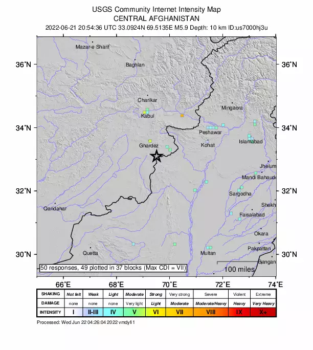 Σεισμός Στο Αφγανιστάν: Πάνω Από 950 Νεκροί Από Τον Σεισμό Των 6,1 Ρίχτερ