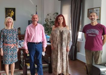 Συνάντηση εργασίας Δημάρχου Πύδνας Κολινδρού με Εστία Πιερίδων Μουσών Κατερίνης