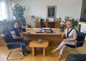 Συνάντηση της Αντιπεριφερειάρχη Πιερίας με τον Πρόεδρο της τ.κ. Αγίου Δημητρίου του Δήμου Κατερίνης