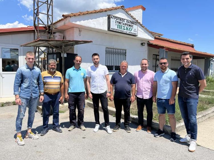 Συνάντηση της ΟΝΝΕΔ Πιερίας με τον Αγροτικό Συνεταιρισμό ΠΕΣΚΟ