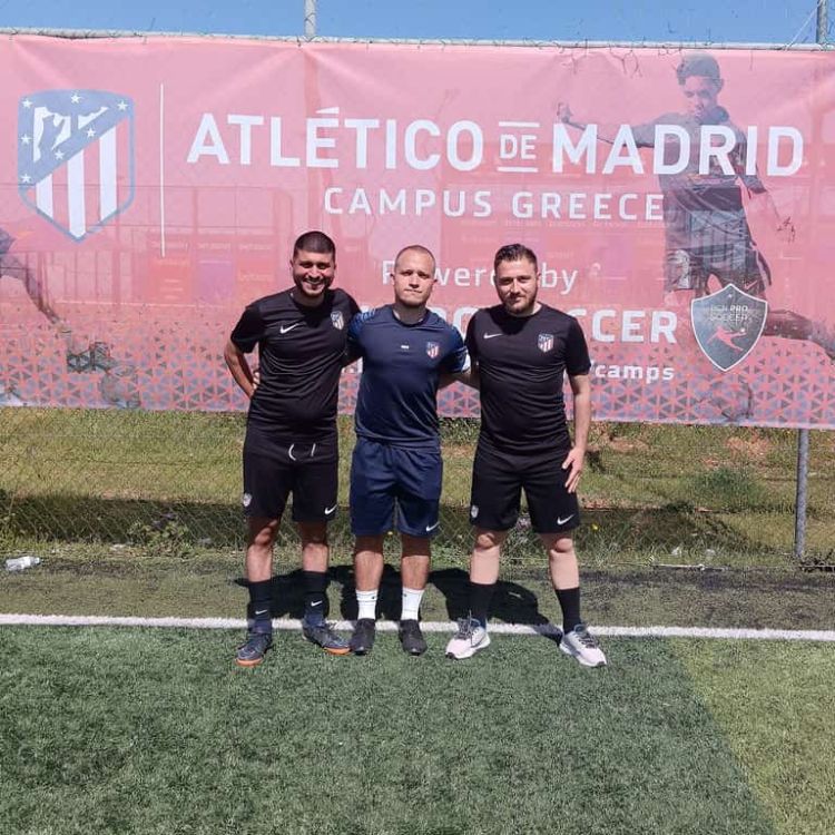 Atletico de Madrid στην Scooters Academy - Πενταήμερο σεμινάριο προπονητικής στην Θέρμη Θεσσαλονίκης Atletico De Madrid στην Scooters Academy