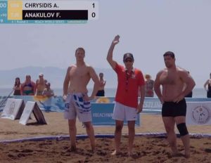 Πολύ καλά πλασαρίσματα στην Τουρκία Εθνική μας ομάδα Πάλης στην άμμο