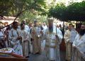 Αρχιερατική λειτουργία στο προσκύνημα της Αγίας Kόρης Ολύμπου