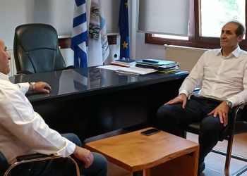 Επίσκεψη του Υφυπουργού Οικονομικών Απόστολου Βεσυρόπουλου στο Δήμο Δίου Ολύμπου