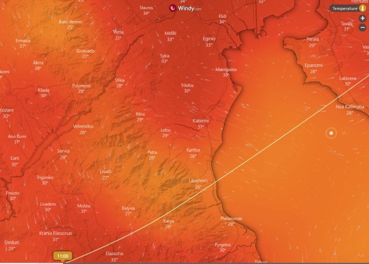 Καύσωνας: Ανησυχεί τους μετεωρολόγους η διάρκειά του – Ποιες περιοχές θα «καούν»
