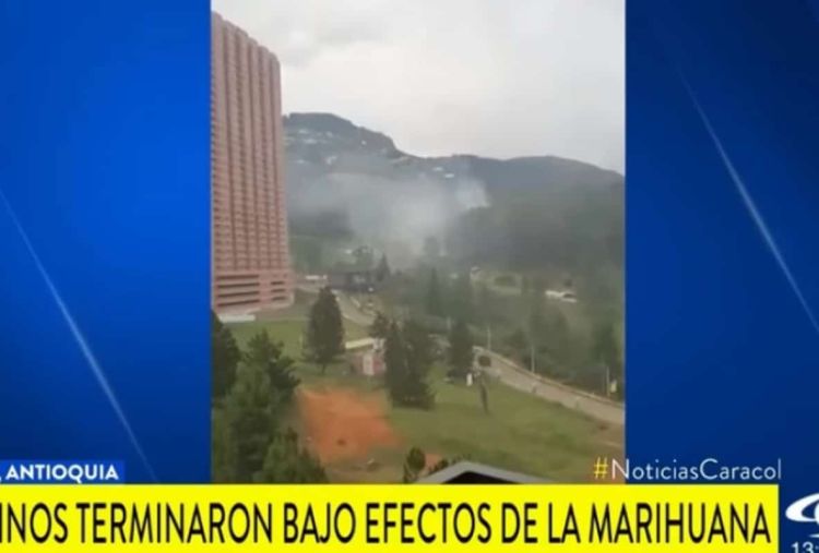 Οι αρχές της Κολομβίας έκαψαν 1,5 τόνο μαριχουάνα και «φτιάχτηκε» μια ολόκληρη πόλη (vid)