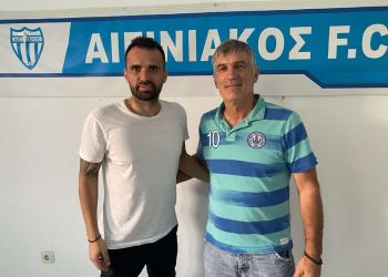 Ο έμπειρος μέσος Γιάννης Κιρκιλιανίδης θα βρίσκεται και τη νέα σεζόν στο έμψυχο δυναμικό του Αιγινιακού.