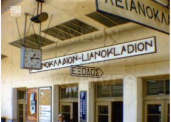 Ο σιδηροδρομικός σταθμός στο Λειανοκλάδι (1966), Film 8mm.