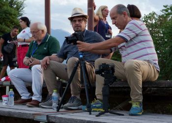 Ο σκηνοθέτης Πάνος Αγγελόπουλος στο Φεστιβάλ Ολύμπου