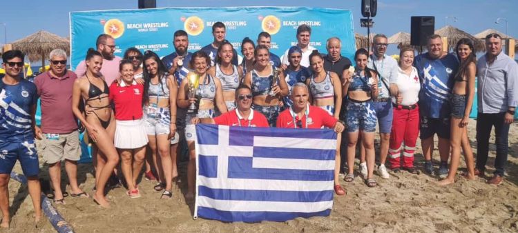 Παραλία Κατερίνης: Λάμψη αστέρων & συναρπαστικό θέαμα στο Παγκόσμιο & Πανευρωπαϊκό Πρωτάθλημα Πάλης στην Άμμο