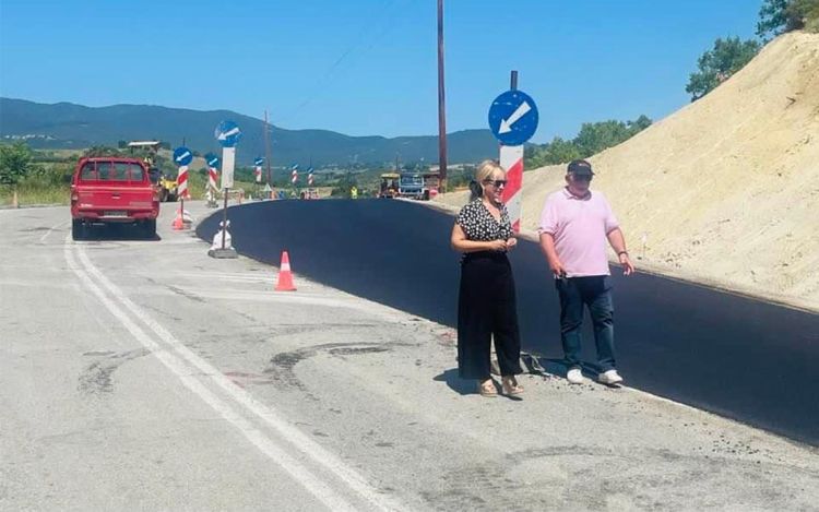 Περιφερειακή Ενότητα Πιερίας: Εργασίες αποκατάστασης – ασφαλτόστρωσης της επαρχιακής οδού Λαγόραχης προς Μοσχοπόταμο