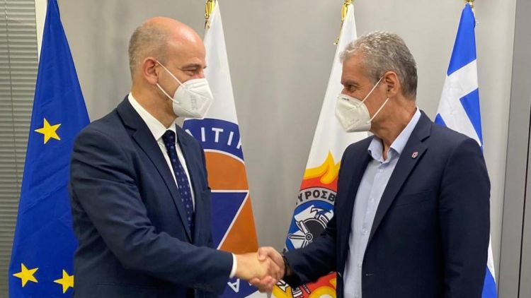 Στον Υφυπ. Κλιματικής Κρίσης και Πολιτικής Προστασίας κ. Τουρνά ο Φώντας Μπαραλιάκος