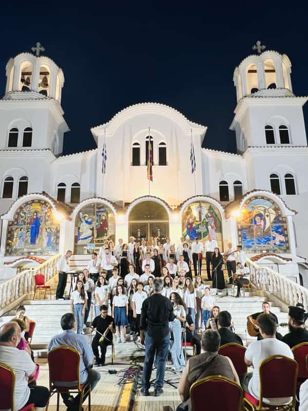 Συναυλία Εκκλησιαστικής Μουσικής Στην Παραλία Κατερίνης