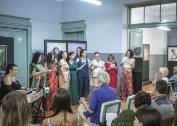 Eγκαίνια της φιλανθρωπικής έκθεσης ζωγραφικής της Κυριακή Γρηγοριάδου