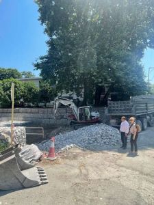 Δήμος Δίου Ολύμπου: Αυτοψία στο έργο αντιπλημμυρικής προστασίας του ρέματος Δρεμπίνα Πλαταμώνα