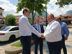 Επίσκεψη του Υφυπουργού Οικονομικών Απόστολου Βεσυρόπουλου στο Δήμο Δίου Ολύμπου