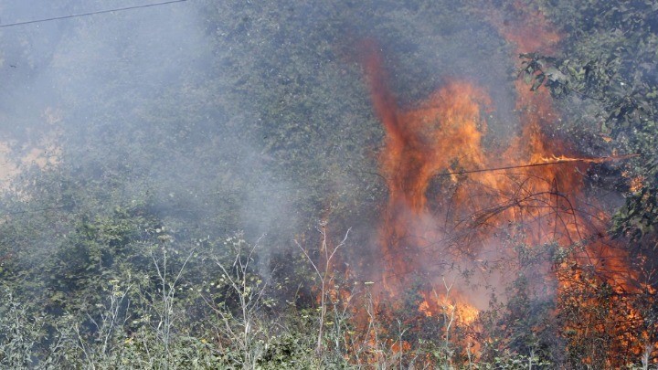 Πυρκαγιές στον Αλβανικό νότο – Απειλούν ελληνικά μειονοτικά χωριά