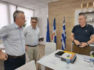 Συνάντηση του Δημάρχου Κατερίνης με τον πρόεδρο του ΤΕΕ Κεντρικής Μακεδονίας