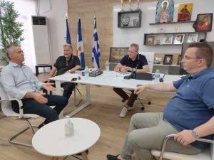 Συνάντηση του Δημάρχου Κατερίνης με τον πρόεδρο του ΤΕΕ Κεντρικής Μακεδονίας