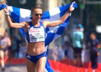 Αντιγόνη Ντρισμπιώτη: Δεύτερο χρυσό στο Μόναχο – Πρώτη στα 20 χλμ. βάδην στο ευρωπαϊκό πρωτάθλημα στίβου