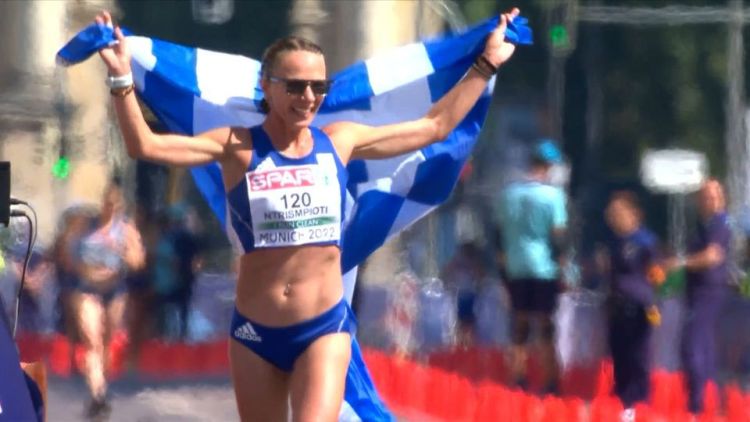 Αντιγόνη Ντρισμπιώτη: Δεύτερο χρυσό στο Μόναχο – Πρώτη στα 20 χλμ. βάδην στο ευρωπαϊκό πρωτάθλημα στίβου