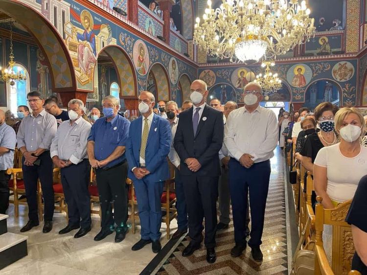 Εορτασμός της της Κοίμησης της Θεοτόκου στο Αιγίνιο