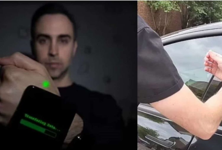 Ιδιοκτήτης Τesla ξεκλειδώνει το αυτοκίνητό του με μικροτσίπ που εμφύτευσε στο χέρι του! (vid) Ιδιοκτήτης Τesla ξεκλειδώνει το αυτοκίνητό του με μικροτσίπ που εμφύτευσε στο χέρι του! (vid)