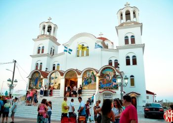 Λιτανεία στην Παραλία Κατερίνης