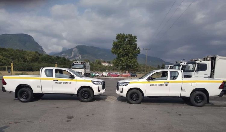 Προμήθεια δυο ημιφορτηγών τύπου Pickup από το Δήμο Δίου Ολύμπου