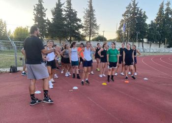 Πρώτη προπόνηση για τις γυναίκες του Πιερικού Αρχέλαου