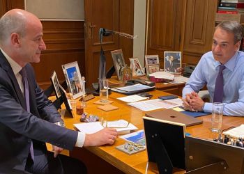 Συνάντηση Φ. Μπαραλιάκου με τον Πρωθυπουργό Κ. Μητσοτάκη – Έθεσε τα σημαντικά θέματα της Πιερίας