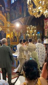 Ένας ξεχωριστός γάμος έγινε στον Ιερό Ναό Αγίου Χαραλάμπους Ένας ξεχωριστός γάμος έγινε στον Ιερό Ναό Αγίου Χαραλάμπους