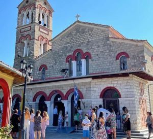 Εορτασμός της της Κοίμησης της Θεοτόκου στο Αιγίνιο