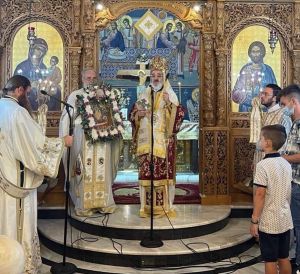 Εορτασμός της της Κοίμησης της Θεοτόκου στο Αιγίνιο