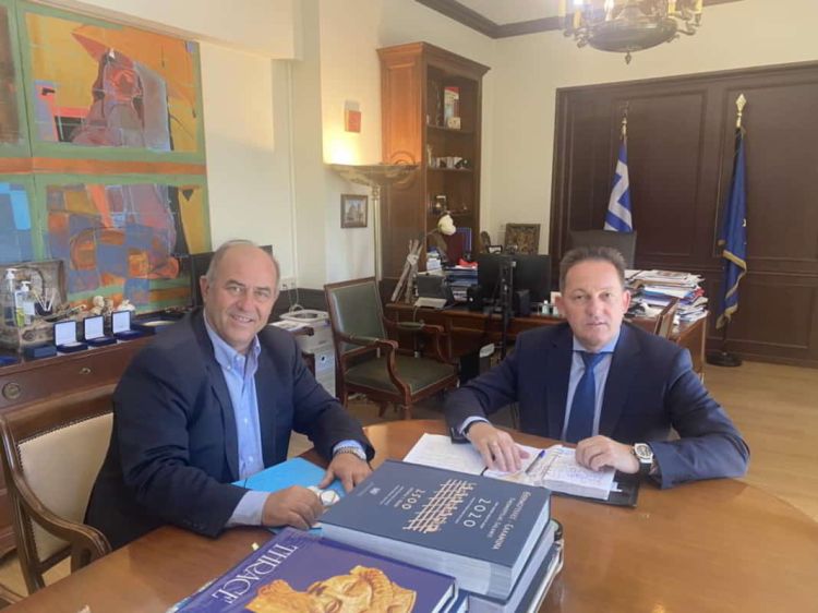 Δήμος Δίου Ολύμπου: Συνάντηση του Δημάρχου Βαγγέλη Γερολιόλιου με τον αν. υπ. Εσωτερικών Στέλιο Πέτσα