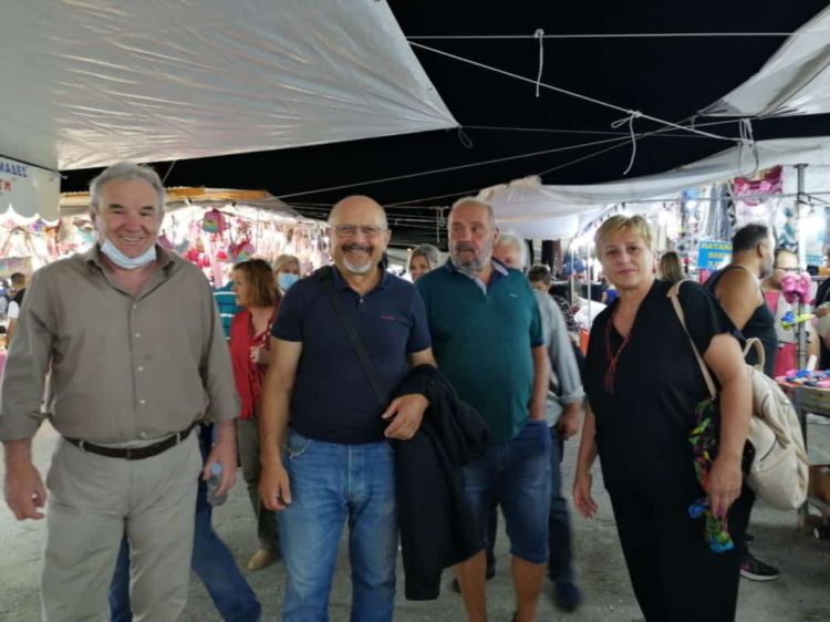 Επίσκεψη ΣΥΡΙΖΑ-ΠΣ στην εμποροπανήγυρη του Αιγινίου Επίσκεψη ΣΥΡΙΖΑ ΠΣ στην εμποροπανήγυρη του Αιγινίου