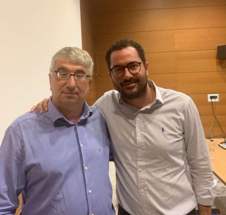 Ο Κ. Κιτιξής με τον Α. Σπυρόπουλο