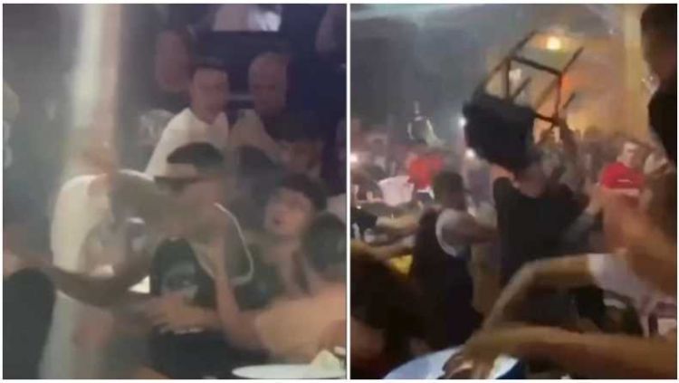 Ροντέο με Snik στην Κατερίνη: Έπαιξε μπουνιές, ματωμένοι θαμώνες (vid)