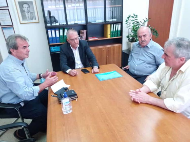 Συνάντηση κλιμακίου αποστράτων αστυνομικών Πιερίας με τον Υπουργό Προστασίας του Πολίτη, Παναγιώτη Θεοδωρικάκο.