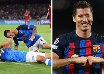Champions League: Η Νάπολι ισοπέδωσε με 4άρα τη Λίβερπουλ - Πάρτι Λεβαντόφσκι, όλα τα γκολ! (vids) Champions League: Η Νάπολι ισοπέδωσε με 4άρα τη Λίβερπουλ – Πάρτι Λεβαντόφσκι, όλα τα γκολ! (vids)