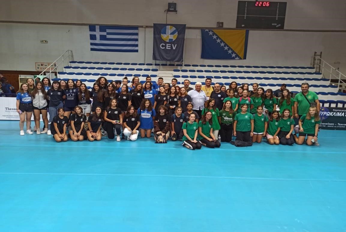 Η παρουσία των ακαδημιών πετοσφαίρισης του ΣΦΚ Πιερικός και ΓΑΣ Αρχέλαος Κατερίνης