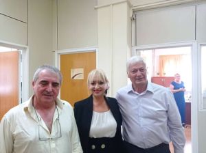 Συνάντηση κλιμακίου αποστράτων αστυνομικών Πιερίας με τον Υπουργό Προστασίας του Πολίτη, Παναγιώτη Θεοδωρικάκο.