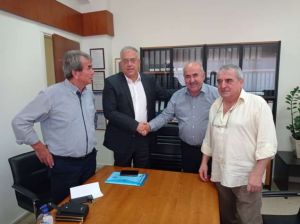 Συνάντηση κλιμακίου αποστράτων αστυνομικών Πιερίας με τον Υπουργό Προστασίας του Πολίτη, Παναγιώτη Θεοδωρικάκο.