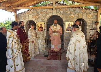 Αρχιερατική Θεία Λειτουργία στο Μετόχι της Ρητίνης Πιερίας