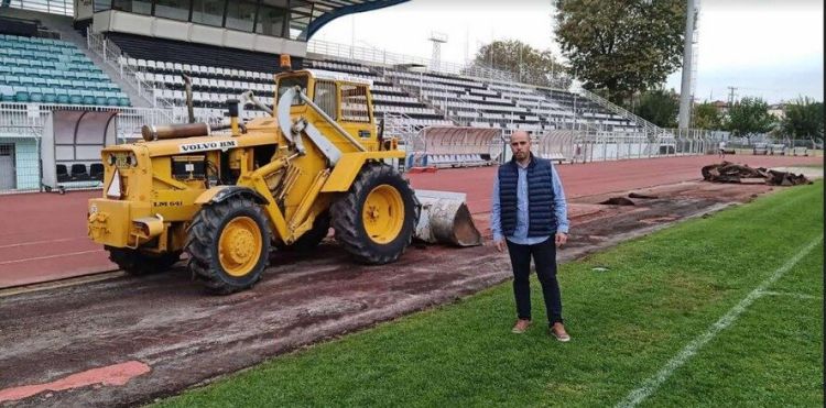 Δήμος Κατερίνης – ΟΠΠΑΠ: Νέος τάπητας στα σκάμματα αλμάτων στο Α’ Δημοτικό Αθλητικό Κέντρο